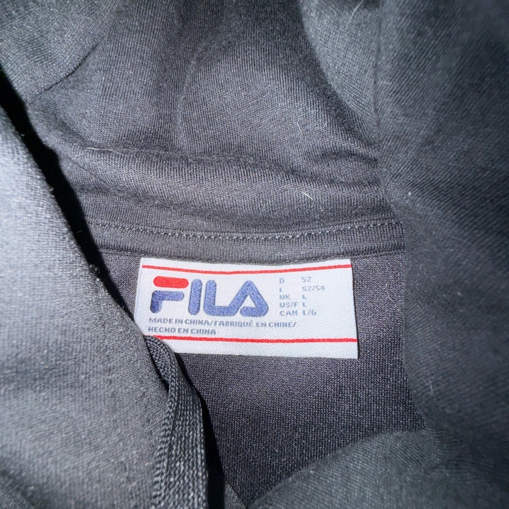 Fila Men's Black Hoodie - Picture 5 of 6